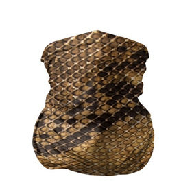 Бандана-труба 3D с принтом Змеиная кожа в Тюмени, 100% полиэстер, ткань с особыми свойствами — Activecool | плотность 150‒180 г/м2; хорошо тянется, но сохраняет форму | животные | змея | кожа | орнамент | узор