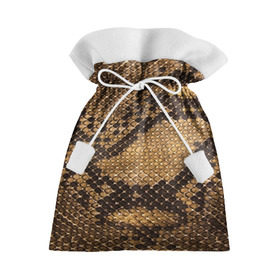 Подарочный 3D мешок с принтом Змеиная кожа в Тюмени, 100% полиэстер | Размер: 29*39 см | Тематика изображения на принте: животные | змея | кожа | орнамент | узор