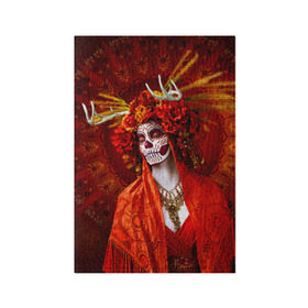 Обложка для паспорта матовая кожа с принтом День мертвецов в Тюмени, натуральная матовая кожа | размер 19,3 х 13,7 см; прозрачные пластиковые крепления | cobwebs | color | day of the dead | dead | death | eyes | girl | halloween | holiday | makeup | mask | mexican skull | mexico | ornament | pattern | взгляд | девушка | день мертвых | макияж | маска | мексика | мексиканский череп | мертвецов | орнамент | п