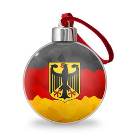 Ёлочный шар с принтом Германия в Тюмени, Пластик | Диаметр: 77 мм | Тематика изображения на принте: 