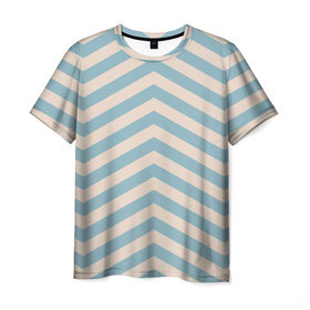 Мужская футболка 3D с принтом Чудный узор из волн! в Тюмени, 100% полиэфир | прямой крой, круглый вырез горловины, длина до линии бедер | арт | волны | дизайн | классно | красиво | краска | круто | узор