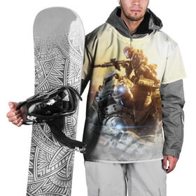 Накидка на куртку 3D с принтом Titanfall в Тюмени, 100% полиэстер |  | Тематика изображения на принте: titanfall | титанфалл