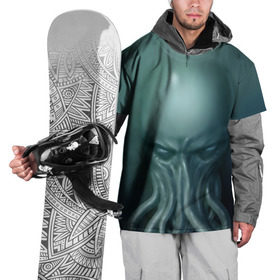 Накидка на куртку 3D с принтом Ктулху в Тюмени, 100% полиэстер |  | cthulhu | ctulhu | осьминог