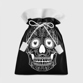 Подарочный 3D мешок с принтом Мексиканский череп в Тюмени, 100% полиэстер | Размер: 29*39 см | 