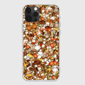 Чехол для iPhone 12 Pro Max с принтом Грибы Много грибов в Тюмени, Силикон |  | Тематика изображения на принте: лес | охота