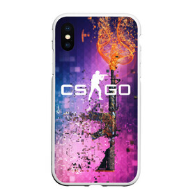 Чехол для iPhone XS Max матовый с принтом CS GO в Тюмени, Силикон | Область печати: задняя сторона чехла, без боковых панелей | cs go