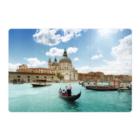 Магнитный плакат 3Х2 с принтом Венеция в Тюмени, Полимерный материал с магнитным слоем | 6 деталей размером 9*9 см | Тематика изображения на принте: europe | italy | venice | венеция | вода | европа | ес | италия | каникулы | лодки | отдых | отпуск | солнце | туризм