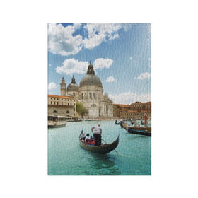Обложка для паспорта матовая кожа с принтом Венеция в Тюмени, натуральная матовая кожа | размер 19,3 х 13,7 см; прозрачные пластиковые крепления | europe | italy | venice | венеция | вода | европа | ес | италия | каникулы | лодки | отдых | отпуск | солнце | туризм