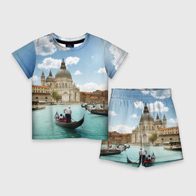 Детский костюм с шортами 3D с принтом Венеция в Тюмени,  |  | europe | italy | venice | венеция | вода | европа | ес | италия | каникулы | лодки | отдых | отпуск | солнце | туризм