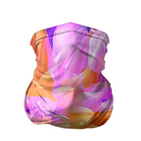 Бандана-труба 3D с принтом Живописные цветы 4 в Тюмени, 100% полиэстер, ткань с особыми свойствами — Activecool | плотность 150‒180 г/м2; хорошо тянется, но сохраняет форму | лепестки | прикольные картинки | цветочки | цветы