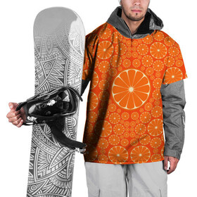 Накидка на куртку 3D с принтом Апельсины в Тюмени, 100% полиэстер |  | Тематика изображения на принте: 