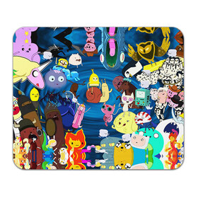 Коврик прямоугольный с принтом Adventure Time 1 в Тюмени, натуральный каучук | размер 230 х 185 мм; запечатка лицевой стороны | adventure time | bubblegum | dog | finn | jake | marcelline | время приключений | джейк и финн | марселин | пупырка