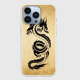 Чехол для iPhone 13 Pro с принтом Убийственный змей в Тюмени,  |  | dragon | дракон | дракоша | змей | когти | крылья | монстр | огонь | пламя | рога | тату | татуировка | трайбл | чешуя | чудовище | шипы