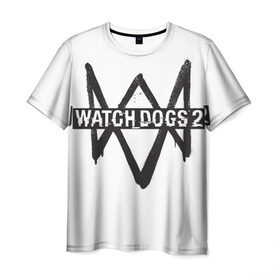 Мужская футболка 3D с принтом Watch Dogs 2 в Тюмени, 100% полиэфир | прямой крой, круглый вырез горловины, длина до линии бедер | 2 | dogs | ubisoft | watch | хакер