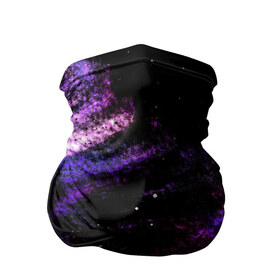 Бандана-труба 3D с принтом Violet ultramarine в Тюмени, 100% полиэстер, ткань с особыми свойствами — Activecool | плотность 150‒180 г/м2; хорошо тянется, но сохраняет форму | Тематика изображения на принте: потертости | темный | фиолетовый