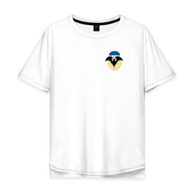 Мужская футболка хлопок Oversize с принтом ВДВ - не МинЗдрав в Тюмени, 100% хлопок | свободный крой, круглый ворот, “спинка” длиннее передней части | вдв