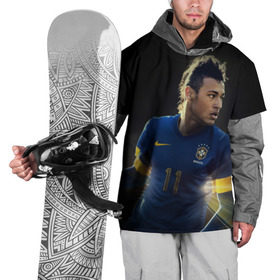 Накидка на куртку 3D с принтом Neymar в Тюмени, 100% полиэстер |  | Тематика изображения на принте: барселона | бразилия | неймар | футбол | футболист