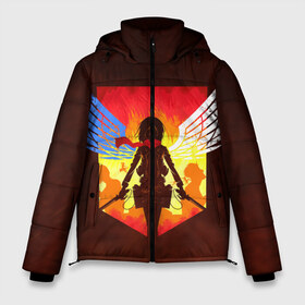 Мужская зимняя куртка 3D с принтом Attack on Titan - Mikasa в Тюмени, верх — 100% полиэстер; подкладка — 100% полиэстер; утеплитель — 100% полиэстер | длина ниже бедра, свободный силуэт Оверсайз. Есть воротник-стойка, отстегивающийся капюшон и ветрозащитная планка. 

Боковые карманы с листочкой на кнопках и внутренний карман на молнии. | akkerman | attack on titan | mikasa | аккерман | вторжение гигантов | микаса