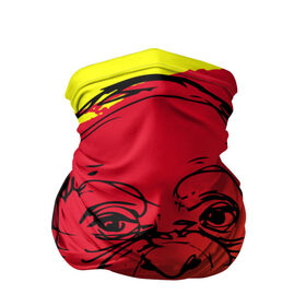 Бандана-труба 3D с принтом Fire Monkey в Тюмени, 100% полиэстер, ткань с особыми свойствами — Activecool | плотность 150‒180 г/м2; хорошо тянется, но сохраняет форму | мартышка | обезьяна | огненная