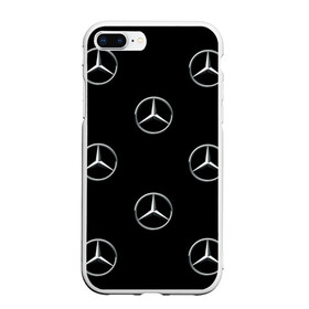 Чехол для iPhone 7Plus/8 Plus матовый с принтом Mercedes в Тюмени, Силикон | Область печати: задняя сторона чехла, без боковых панелей | мерседес