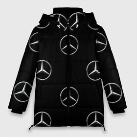 Женская зимняя куртка 3D с принтом Mercedes в Тюмени, верх — 100% полиэстер; подкладка — 100% полиэстер; утеплитель — 100% полиэстер | длина ниже бедра, силуэт Оверсайз. Есть воротник-стойка, отстегивающийся капюшон и ветрозащитная планка. 

Боковые карманы с листочкой на кнопках и внутренний карман на молнии | мерседес