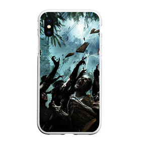 Чехол для iPhone XS Max матовый с принтом Зомби апокалипсис в Тюмени, Силикон | Область печати: задняя сторона чехла, без боковых панелей | zombie | зомби | мертвецы | мозги | монстр | ходячие