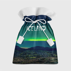 Подарочный 3D мешок с принтом Исландия в Тюмени, 100% полиэстер | Размер: 29*39 см | исландия