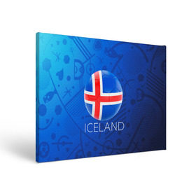 Холст прямоугольный с принтом Исландия в Тюмени, 100% ПВХ |  | euro 2016
