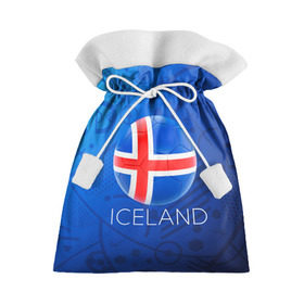 Подарочный 3D мешок с принтом Исландия в Тюмени, 100% полиэстер | Размер: 29*39 см | euro 2016