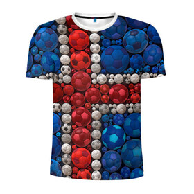 Мужская футболка 3D спортивная с принтом Исландия в Тюмени, 100% полиэстер с улучшенными характеристиками | приталенный силуэт, круглая горловина, широкие плечи, сужается к линии бедра | euro 2016