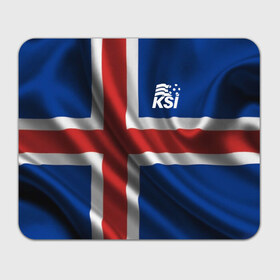 Коврик прямоугольный с принтом Исландия в Тюмени, натуральный каучук | размер 230 х 185 мм; запечатка лицевой стороны | Тематика изображения на принте: флаг