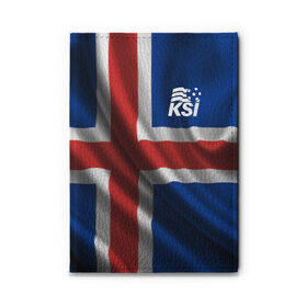 Обложка для автодокументов с принтом Исландия в Тюмени, натуральная кожа |  размер 19,9*13 см; внутри 4 больших “конверта” для документов и один маленький отдел — туда идеально встанут права | Тематика изображения на принте: флаг