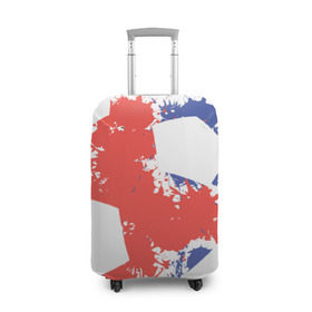 Чехол для чемодана 3D с принтом Сборная Исландии в Тюмени, 86% полиэфир, 14% спандекс | двустороннее нанесение принта, прорези для ручек и колес | исландия