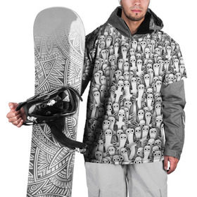 Накидка на куртку 3D с принтом Хатифнатты в Тюмени, 100% полиэстер |  | moomintroll | мумми тролль