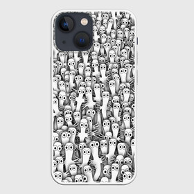 Чехол для iPhone 13 mini с принтом Хатифнатты в Тюмени,  |  | Тематика изображения на принте: moomintroll | мумми тролль