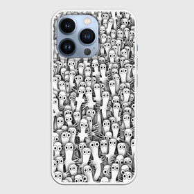 Чехол для iPhone 13 Pro с принтом Хатифнатты в Тюмени,  |  | Тематика изображения на принте: moomintroll | мумми тролль