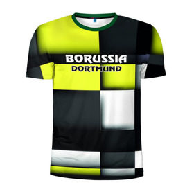 Мужская футболка 3D спортивная с принтом Borussia в Тюмени, 100% полиэстер с улучшенными характеристиками | приталенный силуэт, круглая горловина, широкие плечи, сужается к линии бедра | 