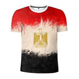 Мужская футболка 3D спортивная с принтом Египет в Тюмени, 100% полиэстер с улучшенными характеристиками | приталенный силуэт, круглая горловина, широкие плечи, сужается к линии бедра | африка | курорт | море | нации | санкции | страна | флаг
