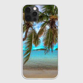 Чехол для iPhone 12 Pro Max с принтом Пальма в Тюмени, Силикон |  | море | отдых | отпуск | пальмы | пляж | солнце | туризм