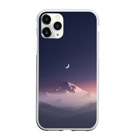 Чехол для iPhone 11 Pro матовый с принтом Ночное небо в Тюмени, Силикон |  | mountains | sky | space | астрономия | горы | космос | небо | ночное небо