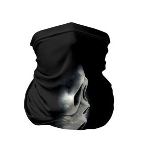 Бандана-труба 3D с принтом Крик в Тюмени, 100% полиэстер, ткань с особыми свойствами — Activecool | плотность 150‒180 г/м2; хорошо тянется, но сохраняет форму | scream | крик | маска | ужастик | ужасы