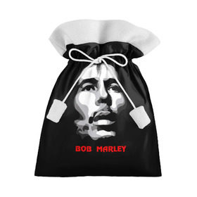 Подарочный 3D мешок с принтом Боб Марли в Тюмени, 100% полиэстер | Размер: 29*39 см | bob marley | боб марли | музыка | регги | ямайка