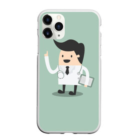 Чехол для iPhone 11 Pro матовый с принтом Доктор в Тюмени, Силикон |  | doctor | house md | md | врач | дантист | доктор | мед работник | медецина | медик | хирург