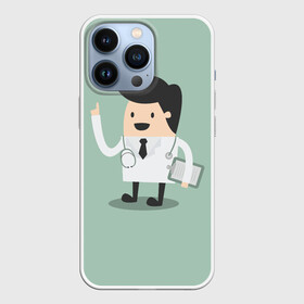 Чехол для iPhone 13 Pro с принтом Доктор в Тюмени,  |  | Тематика изображения на принте: doctor | house md | md | врач | дантист | доктор | мед работник | медецина | медик | хирург