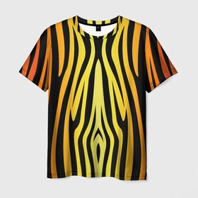 Мужская футболка 3D с принтом Зебра в Тюмени, 100% полиэфир | прямой крой, круглый вырез горловины, длина до линии бедер | Тематика изображения на принте: 
