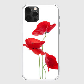 Чехол для iPhone 12 Pro Max с принтом Маки в Тюмени, Силикон |  | Тематика изображения на принте: field | flowers | poppies | poppy | red | wild | красные | мак | маки | поле | полевые | цветы