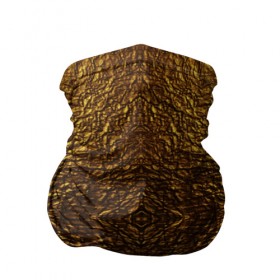Бандана-труба 3D с принтом Gold Texture в Тюмени, 100% полиэстер, ткань с особыми свойствами — Activecool | плотность 150‒180 г/м2; хорошо тянется, но сохраняет форму | 