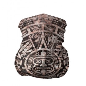 Бандана-труба 3D с принтом Народ Майя в Тюмени, 100% полиэстер, ткань с особыми свойствами — Activecool | плотность 150‒180 г/м2; хорошо тянется, но сохраняет форму | декор | древний | дух | монстр | символ | существо | текстуры индийские | украшения | элемент