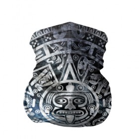 Бандана-труба 3D с принтом Народ Майя в Тюмени, 100% полиэстер, ткань с особыми свойствами — Activecool | плотность 150‒180 г/м2; хорошо тянется, но сохраняет форму | декор | древний | дух | индийские | монстр | символ | существо | текстуры | украшения | элемент