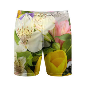Мужские шорты 3D спортивные с принтом Красивый букет в Тюмени,  |  | аромат | астры | букет | вазон | великолепие | гвоздики | гиацинт | гортензия | калла | краски | красота | куст | лилия | орхидея | пион | подсолнух | полевые цветы | природа | растения | розы | ромашки